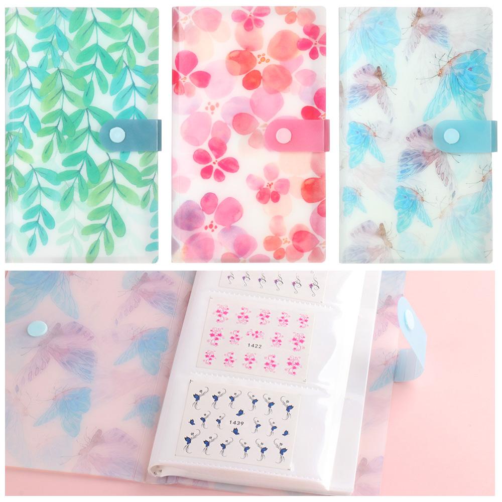 Hộp Rỗng 120 Ngăn Đựng Miếng Dán Móng Nghệ Thuật