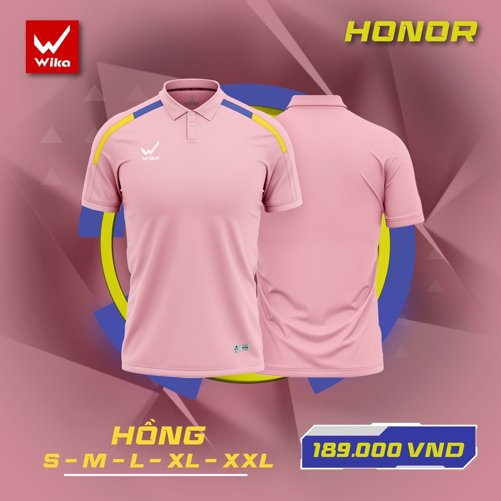 Áo Polo Wika Honor Chính Hãng Thiết Kế Trẻ Trung Lịch Lãm Kiểu Dáng Mát Mẻ, Thoải Mái Màu Sắc Tươi Mới