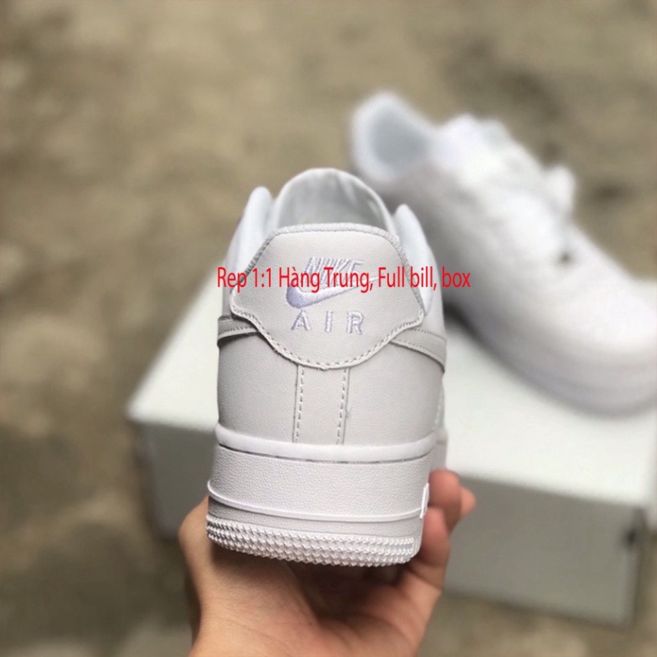 Giày af1 full trắng giày sneaker air force one bản trung 1/1 nam nữ full box bill đủ size | BigBuy360 - bigbuy360.vn