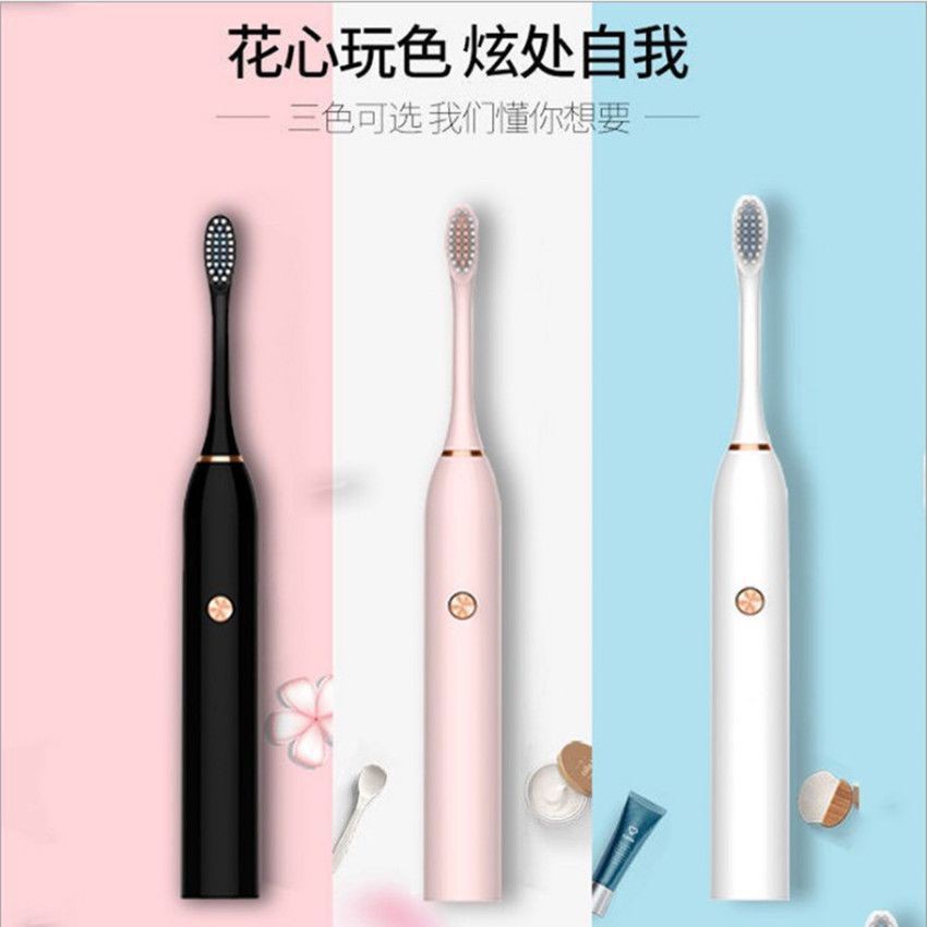 Bàn Chải Điện Đánh Răng Tự Động Sonic Electric Toothbrush 2 đầu thay thế