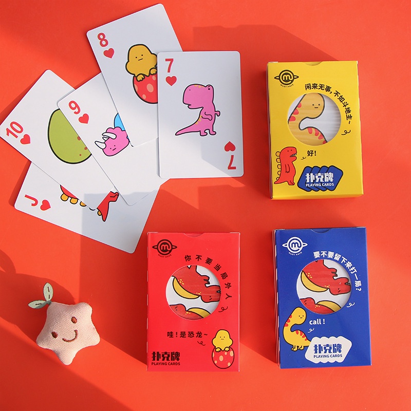 Thẻ bài HOẠT HÌNH SIÊU CUTE Bộ bài Tây anime IN HÌNH bộ Tú nhiều mẫu