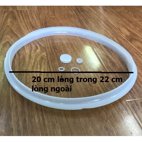 Gioăng nồi áp suất điện siêu dày 22cm, 24cm - Gioăng cao su nồi áp suất siêu dày