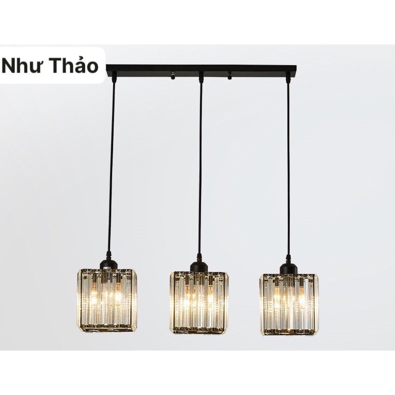 Đèn thả 3 khối pha Lê nhập khẩu