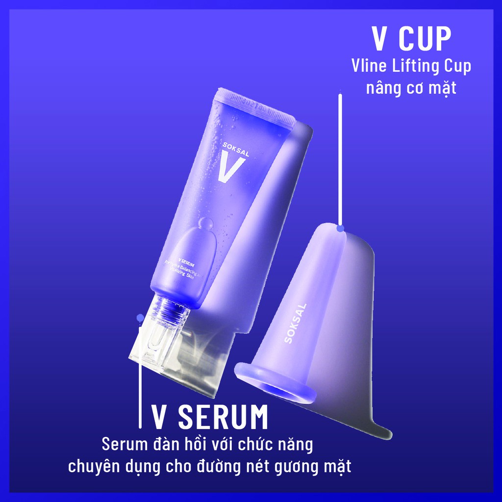 Tinh Chất Chống Lão Hóa Và Cốc Nâng Cơ Mặt Hình Chữ V Meditherapy Soksal V 30ml GomiMall