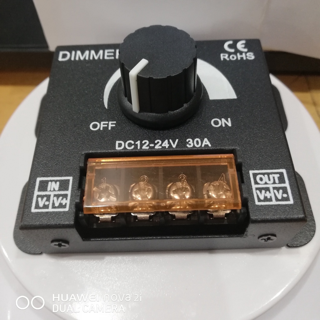 (Chiết áp) Bộ điều chỉnh ánh sáng Dimmer tăng giảm ánh sáng 12V 24V