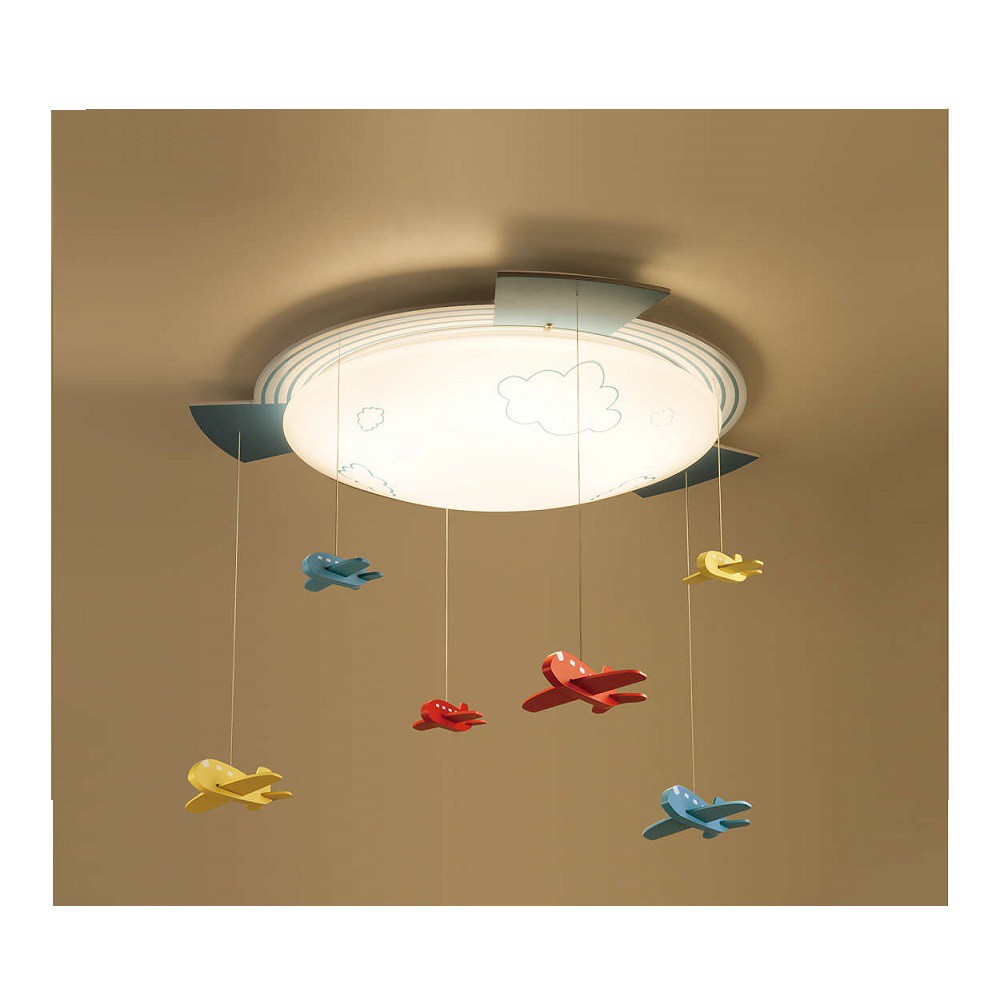 Đèn trần phòng trẻ em Philips LED Aeroplane 77501 22W
