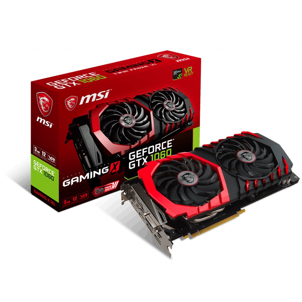 [ MediCoin ] - VGA MSI GTX1060 3G D5 GamingX 2 Fan - BH 3 năm