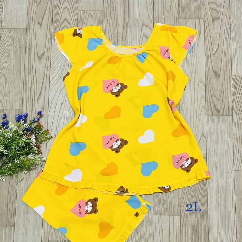 BỘ ĐỒ QUẦN ÁO NỮ VẢI LANH ÁO CÁNH TIÊN QUẦN LỬNG (45kg-48kg)