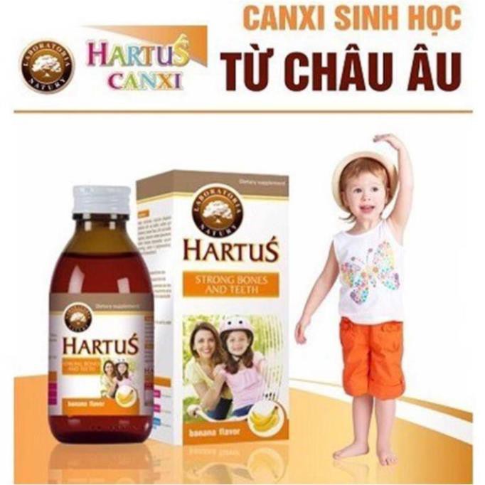 Hartus strong bone and teeth bổ sung calci cho trẻ từ 4 tháng giúp xương &amp; răng chắc khỏe