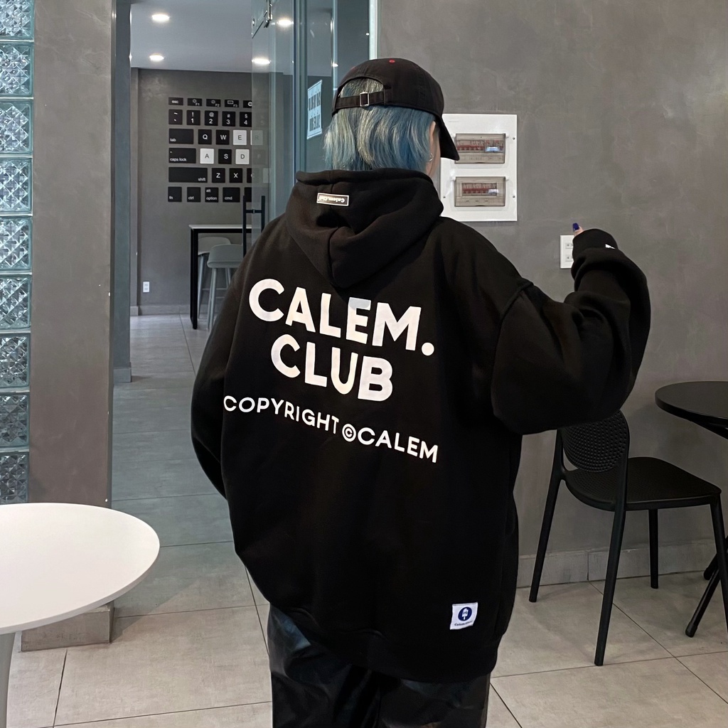 Hoodie chui đầu chữ Basic CALEM.CLUB - Áo Chui đầu Calem.Club form unisex nam nữ (nhiều màu) | BigBuy360 - bigbuy360.vn