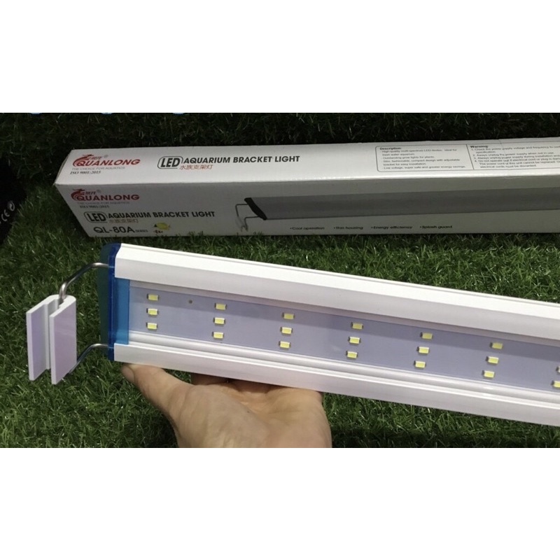 Quanlong QL-80A | Đèn Led 3 Dãy Siêu Sáng Cho Hồ Cá Tép, Thuỷ Sinh