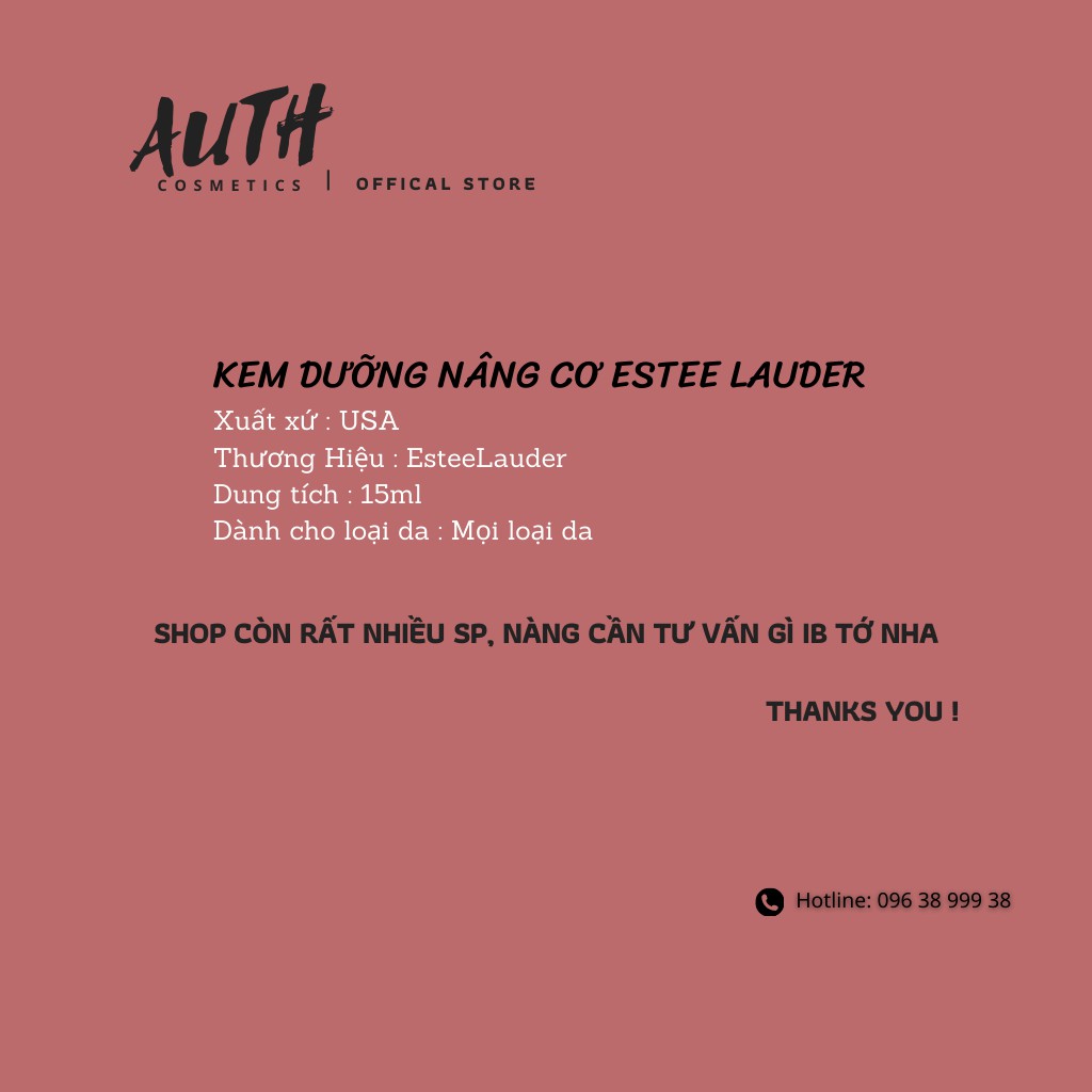 Kem dưỡng da ban đêm Estee Lauder Resilience Lift Night 15Ml Kem dưỡng da nâng cơ săn chắc da mờ nhăn nám dưỡng ẩm tốt