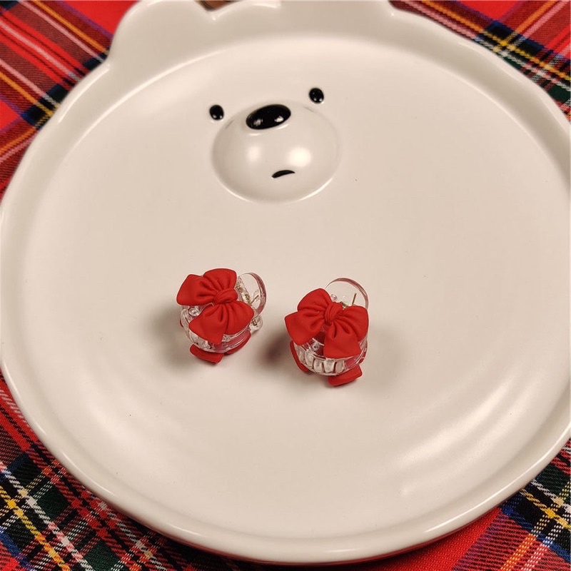 Kẹp Tóc Nhỏ Nơ Đỏ - KEP1181-18