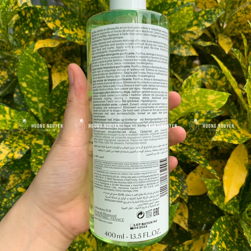 [Mã 44FMCGSALE1 giảm 10% đơn 250K] Nước tẩy trang SVR Sebiaclear Eau Micellaire | WebRaoVat - webraovat.net.vn