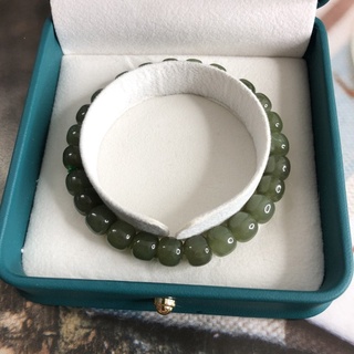 Vòng tay Ngọc hoà điền hạt 8 li