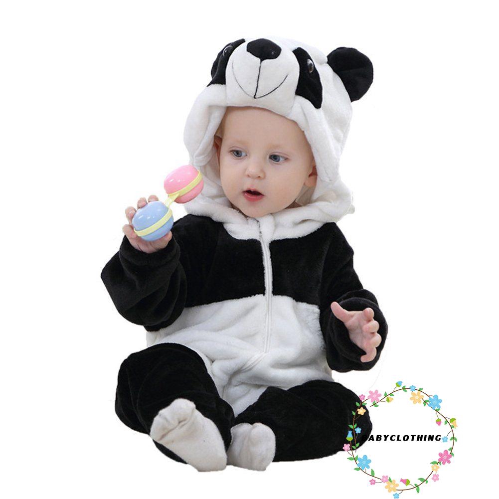 Set đồ liền thân hình gấu panda dễ thương cho bé