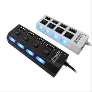 Hub chia 4 cổng USB có công tắc mẫu mới nhất