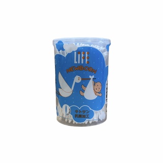  Tăm Bông Life Newborn 200 que (đầu tăm siêu nhỏ)