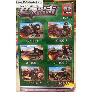 Lắp ghép xếp hình 12 lính