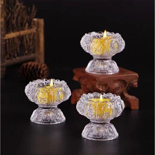 Đế Nến Bát Cát Tường Thuỷ Tinh