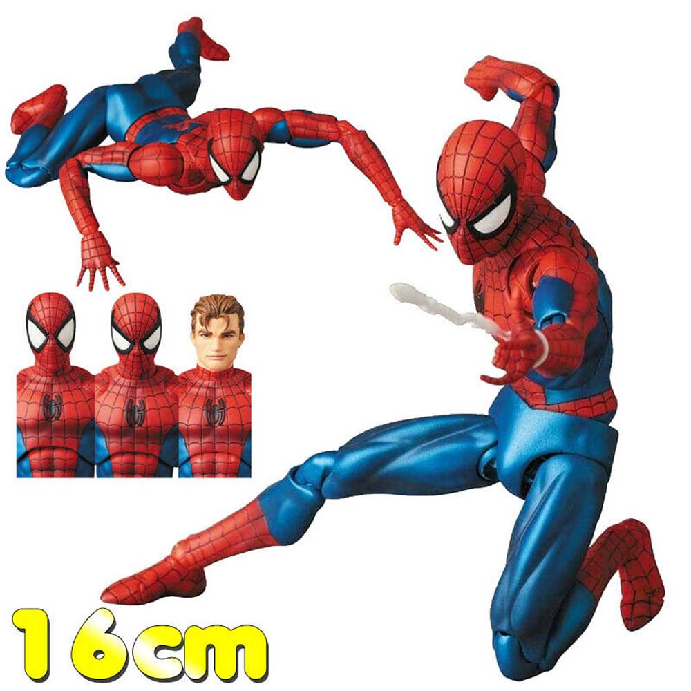 Mô hình nhân vật người nhện Marvel Mafex 075 16cm có khớp cử động độc đáo