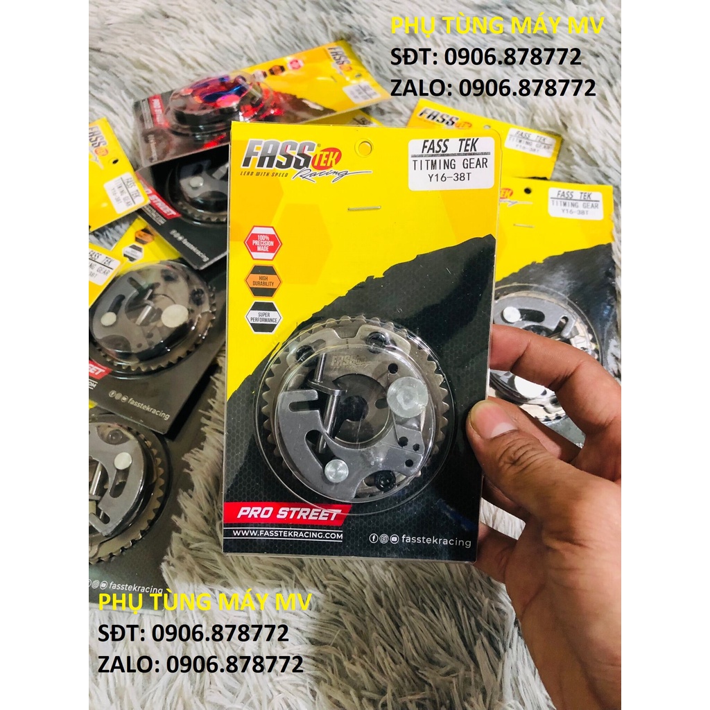 Bánh cam tăng chỉnh FASSTek V2/V3 không xã và có xã dành cho Ex135/150.Ex155 VVA. Yêu Thích ❤️❤️❤️