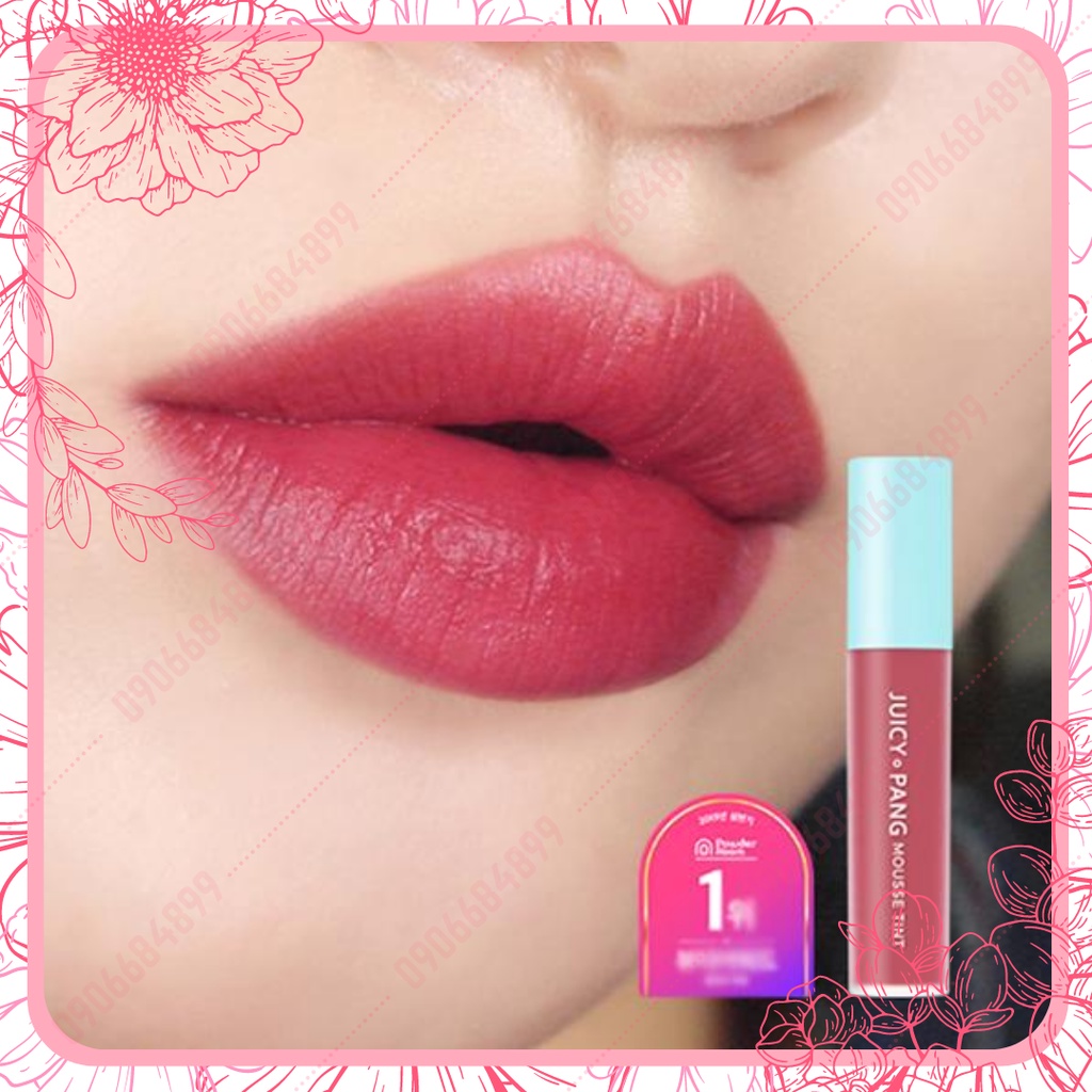 Son kem siêu mịn 💎 A'PIEU JUICY PANG MOUSSE TINT - LÔ SX 07/2020 💎 5.5g - PK02