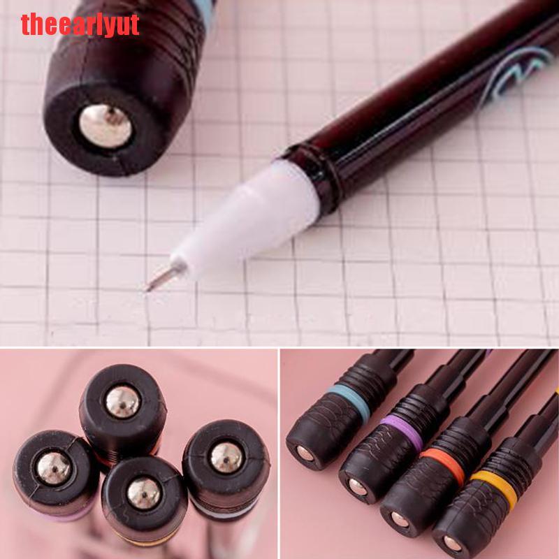 theearlyut Non Slip Coated Spinning Pen Rolling Pen Ball Point Improve Learning Supplies