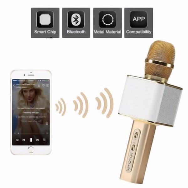 [Mã ELHACE giảm 4% đơn 300K] Míc Hát Karaoke Kiêm Loa Bluetooth SD-08