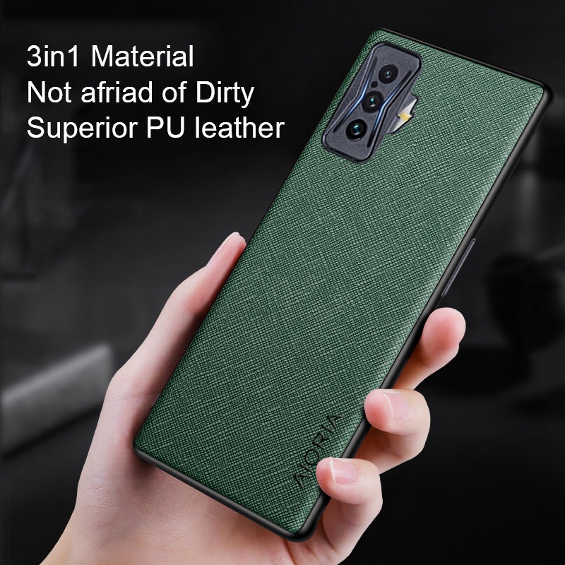 Ốp Điện Thoại TPU Lưng Da PU Cho Xiaomi Redmi k50 Poco F4 GT