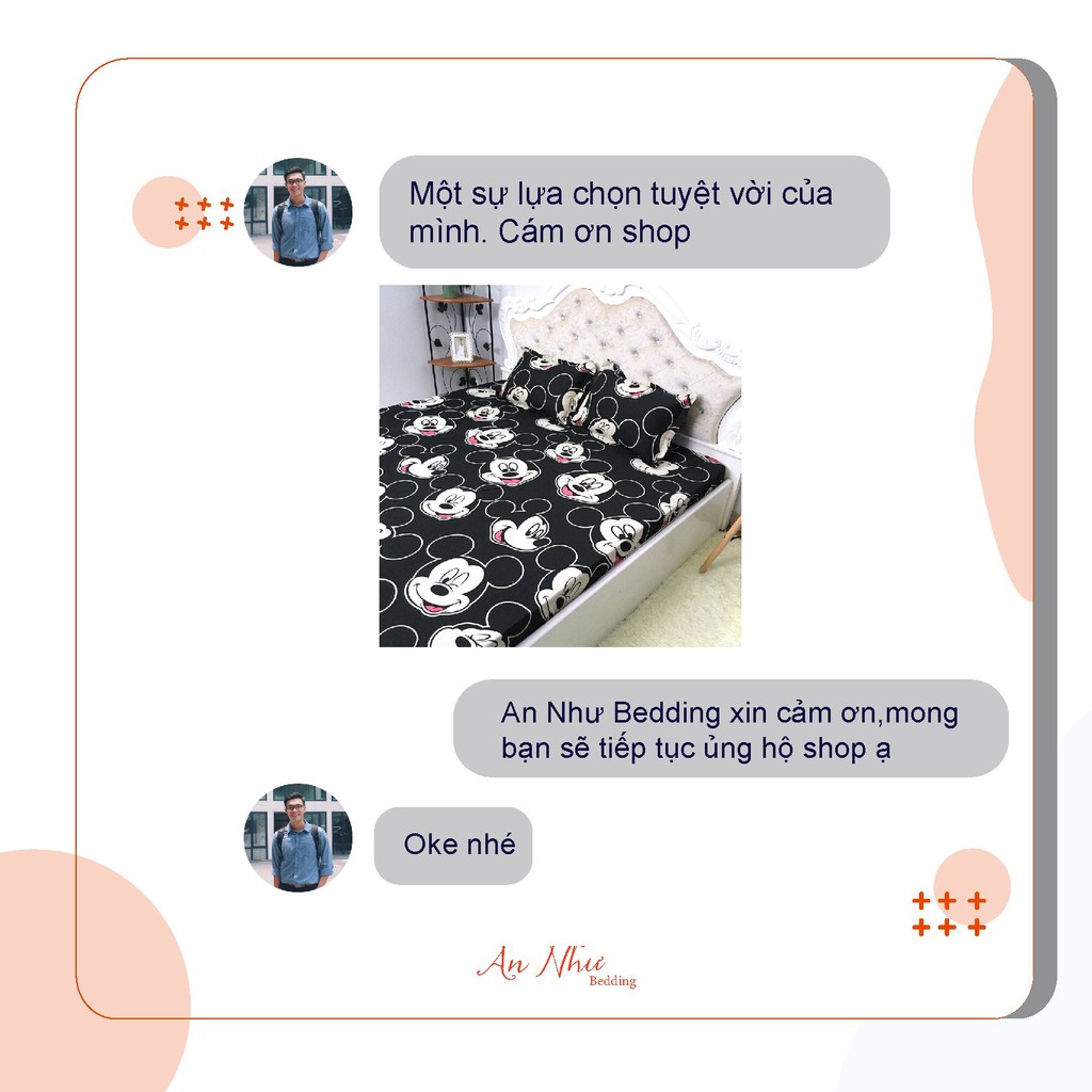 Bộ ga gối 💖2m💖 drap giường poly, ga trải giường + 2 vỏ gối nằm đơn giản An Như Bedding | BigBuy360 - bigbuy360.vn