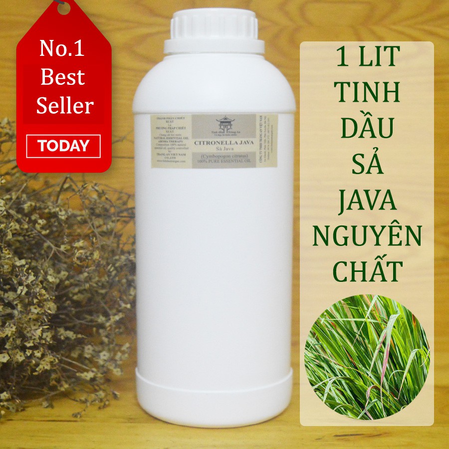 1 LIT TINH DẦU SẢ JAVA NGUYÊN CHẤT - TINH DẦU TRÀNG AN