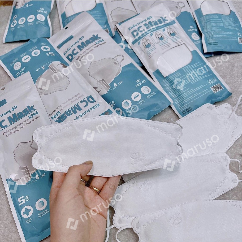 Khẩu trang kháng khuẩn 4 lớp 4D KF94 xuất Hàn cao cấp | BigBuy360 - bigbuy360.vn