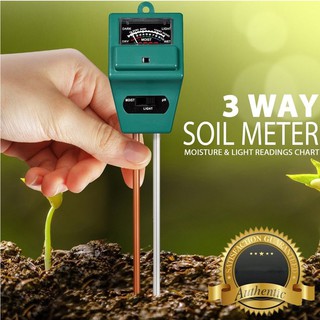 Máy thử đất 3 trong 1 thử độ ẩm, độ PH và ánh sáng