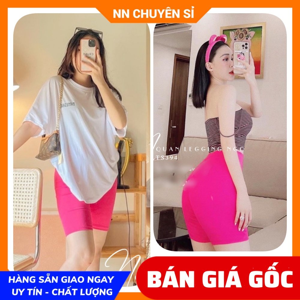 Quần thun đùi lửng Rainbow cuộn tím cho nữ chất thun co giãn lên phôm siêu ôm dáng Quần ngố nữ TS394