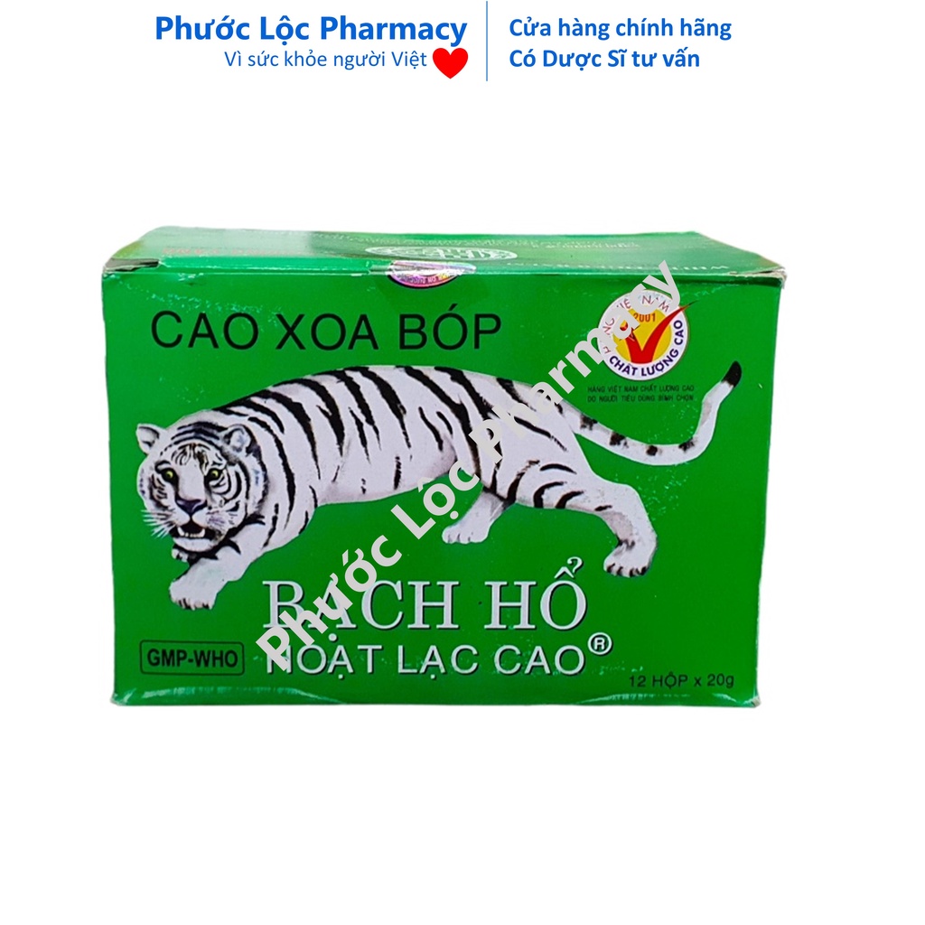 Dầu Cù Là Cao Xoa Bóp Bạch Hổ Hoạt Lạc Cao