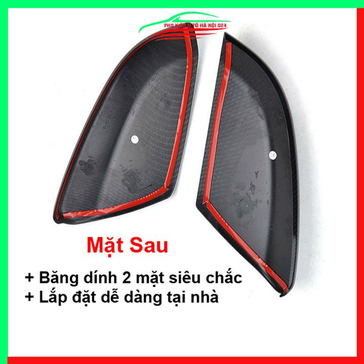 Ốp gương chiếu hậu Honda Civic 2022-2023 vân Cacbon bảo vệ chống trầy trang trí làm đẹp xe