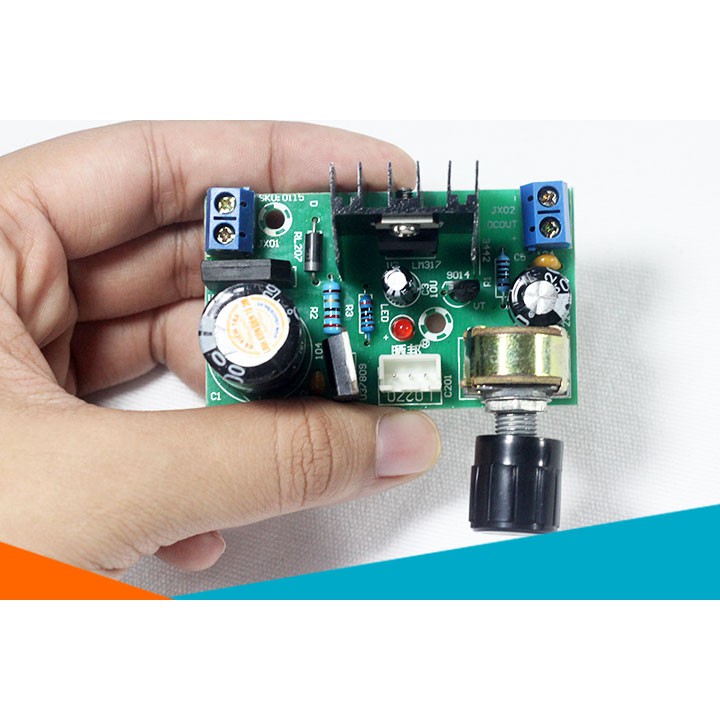 Module Nguồn LM317 1.25V-27V 1.5A