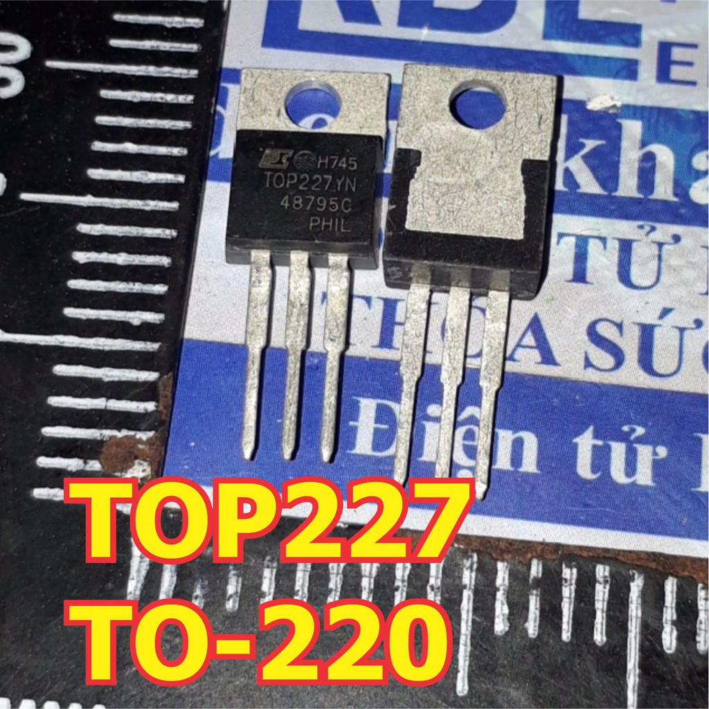 1 con IC TOP227YN  TOP227 TO-220 IC điều khiển nguồn TV, LCD, monitor… kde1579