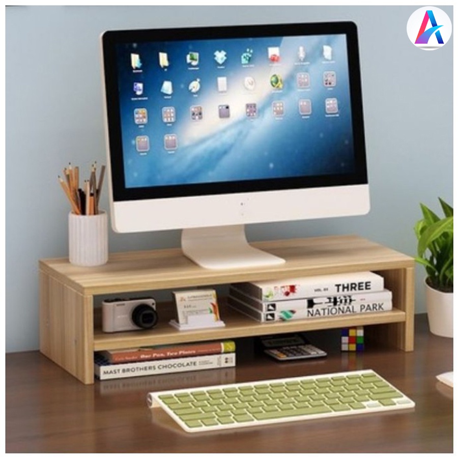 Kệ để máy tính, sạch sẽ, giúp bạn gòn gàng trong góc làm việc chất gỗ MDF ván dày 12mm BIG SALE