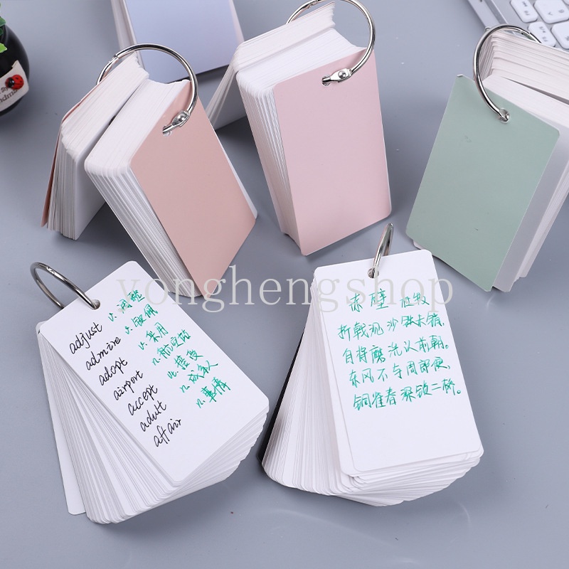 Set 100 Tờ Giấy Ghi Chú Kiểu Dáng Đơn Giản Tiện Dụng Cho Học Sinh