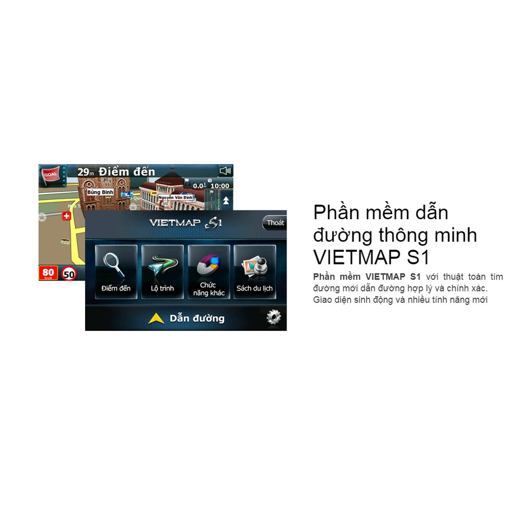 Camera hành trình Viet Map G79 và phần mềm dẫn đường Viet Map S1