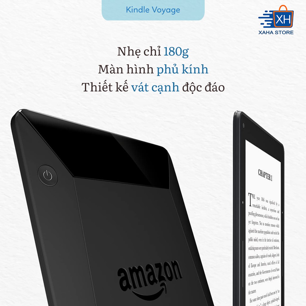 Máy đọc sách Kindle Voyage - like new 99,99% [ Mua kèm túi chống sốc giá 0đ ] | BigBuy360 - bigbuy360.vn