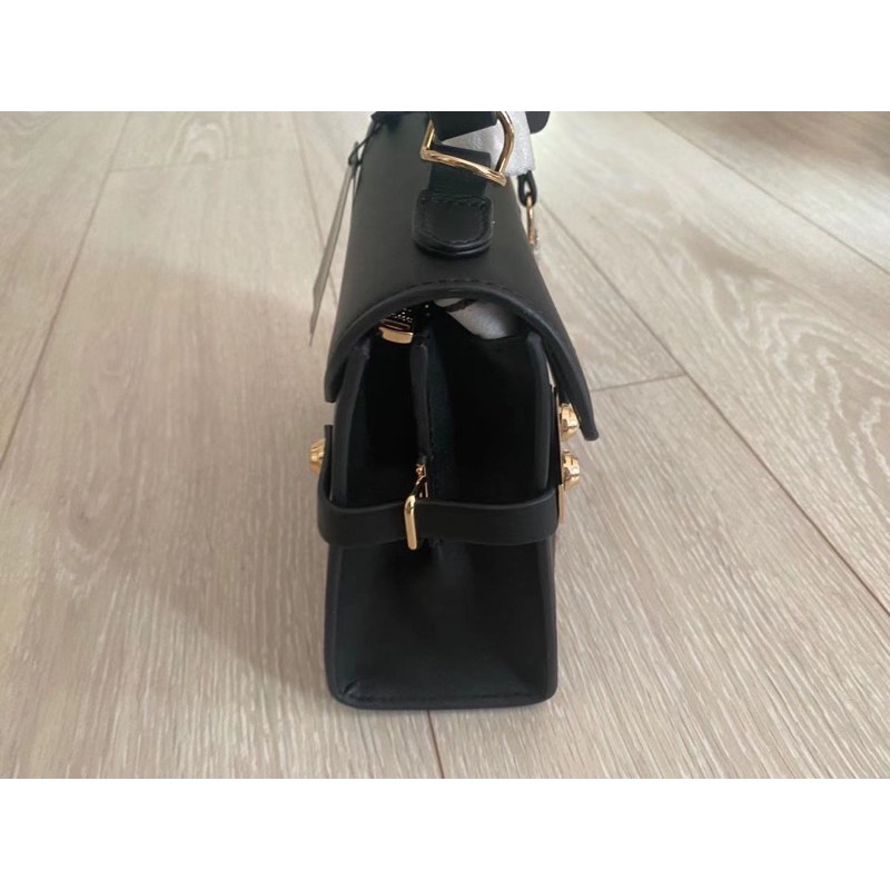Túi L.Y.N quai cầm kèm dây đeo chéo sz 21cm