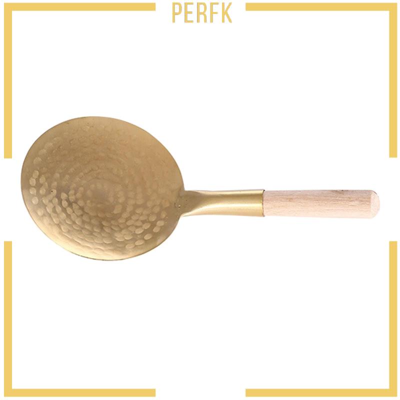 Muỗng Múc Đậu Phụ Với Tay Cầm Bằng Gỗ Tiện Dụng Cho Gia Đình / Nhà Hàng