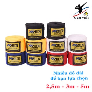 Dây quấn tay tập boxing wolon - Băng đa boxing đấm bốc quấn tay tập võ đấm bao cát