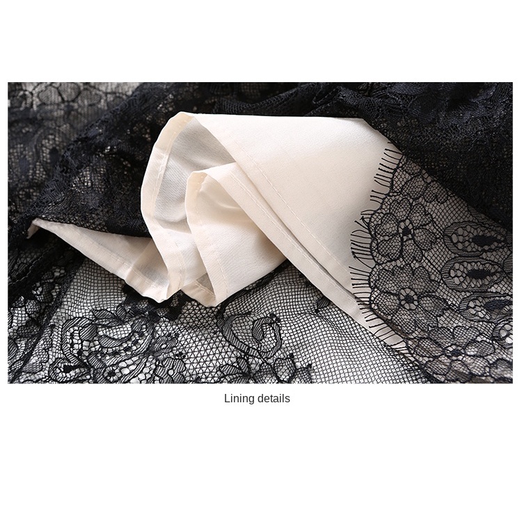 Đầm Midi Phối Ren Dài Tay Chất Lượng Theo Phong Cách Vintage Dành Cho Nữ