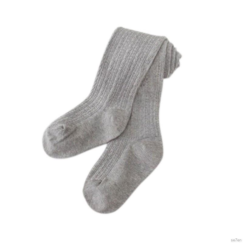 Quần tất màu trơn xinh xắn cho trẻ em