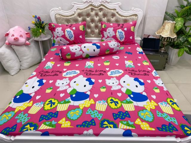 DRAP THUN HÀN QUỐC HELLO KITTY QUÁ DỄ THƯƠNG