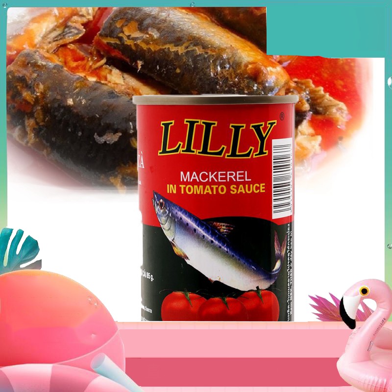 [ ĐẬM ĐÀ VỊ THÁI ] 01 Hộp 155gr Cá nục sốt cà Lilly , Hạn sử dụng 24 tháng. NXG